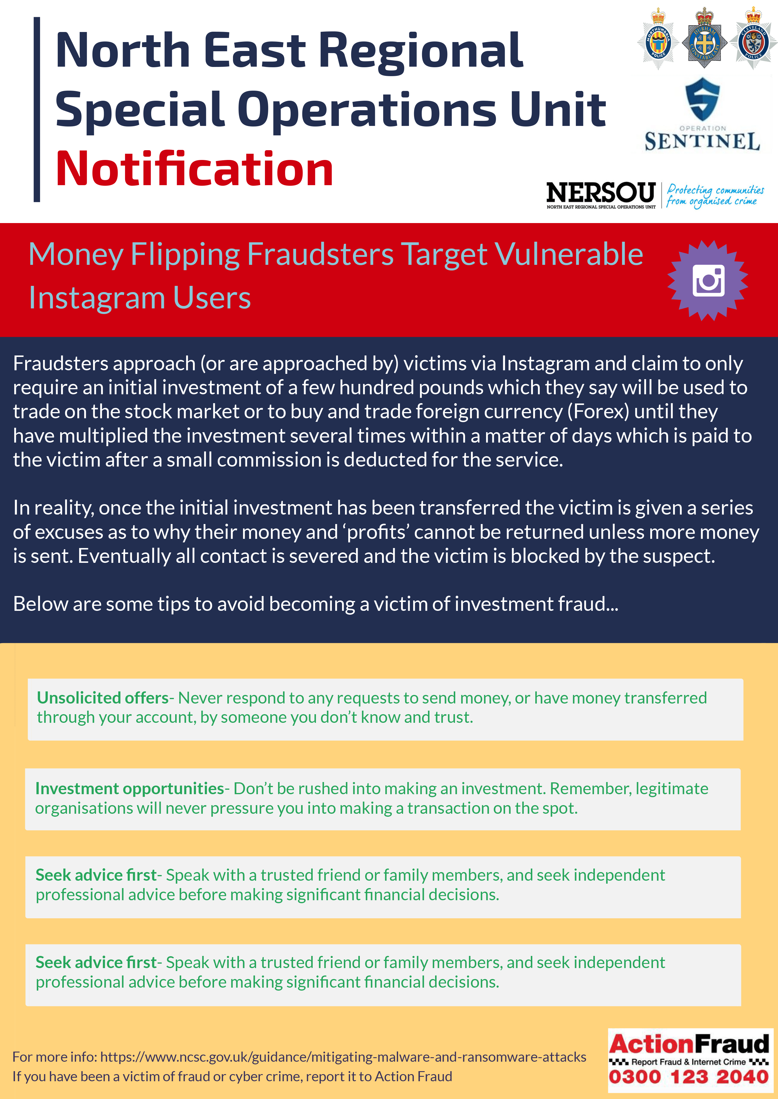 Investment fraud instagram
