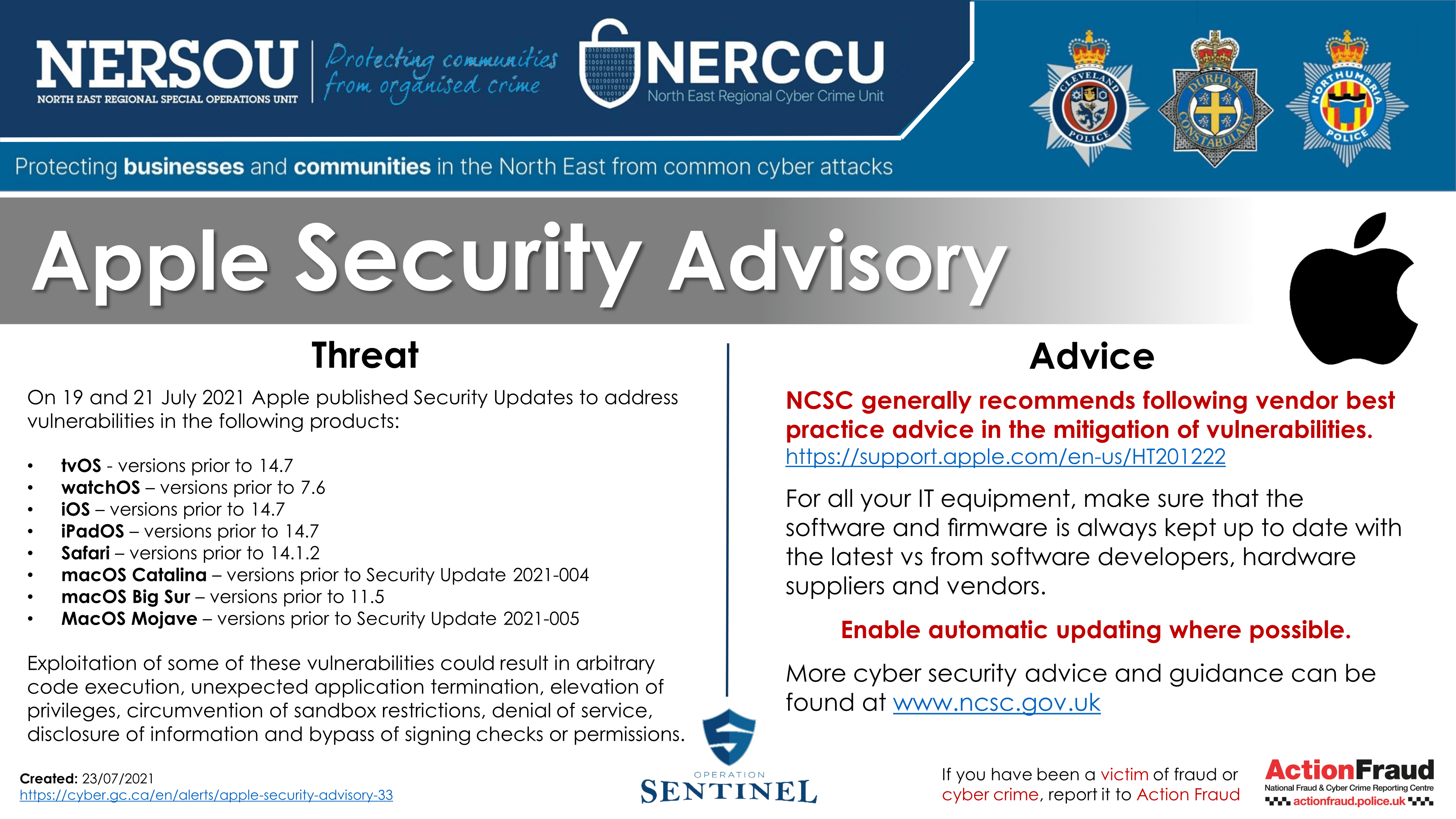 Apple Security Advisory