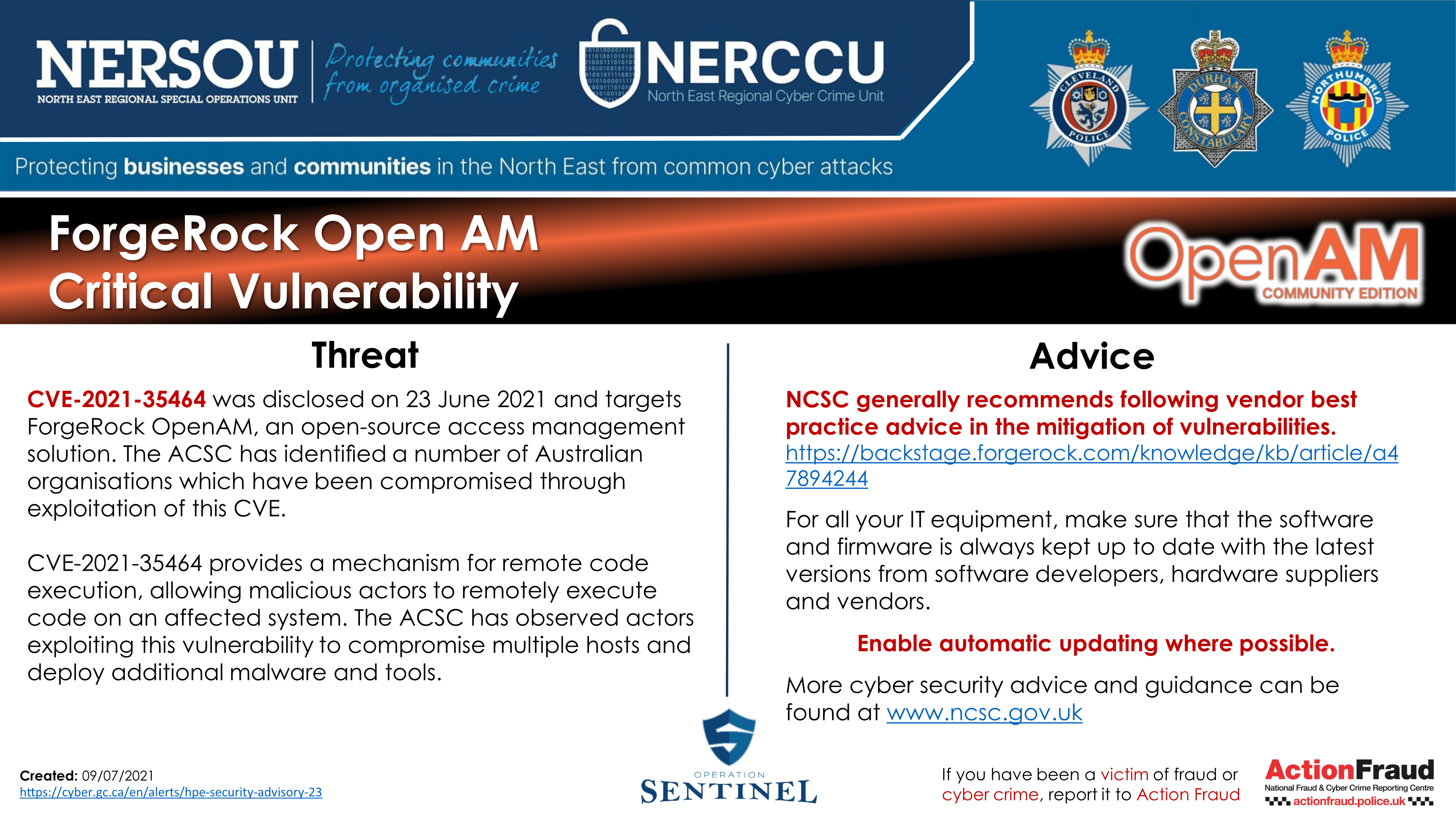 Notification - ForgeRock Open AM Critical Vulnerability