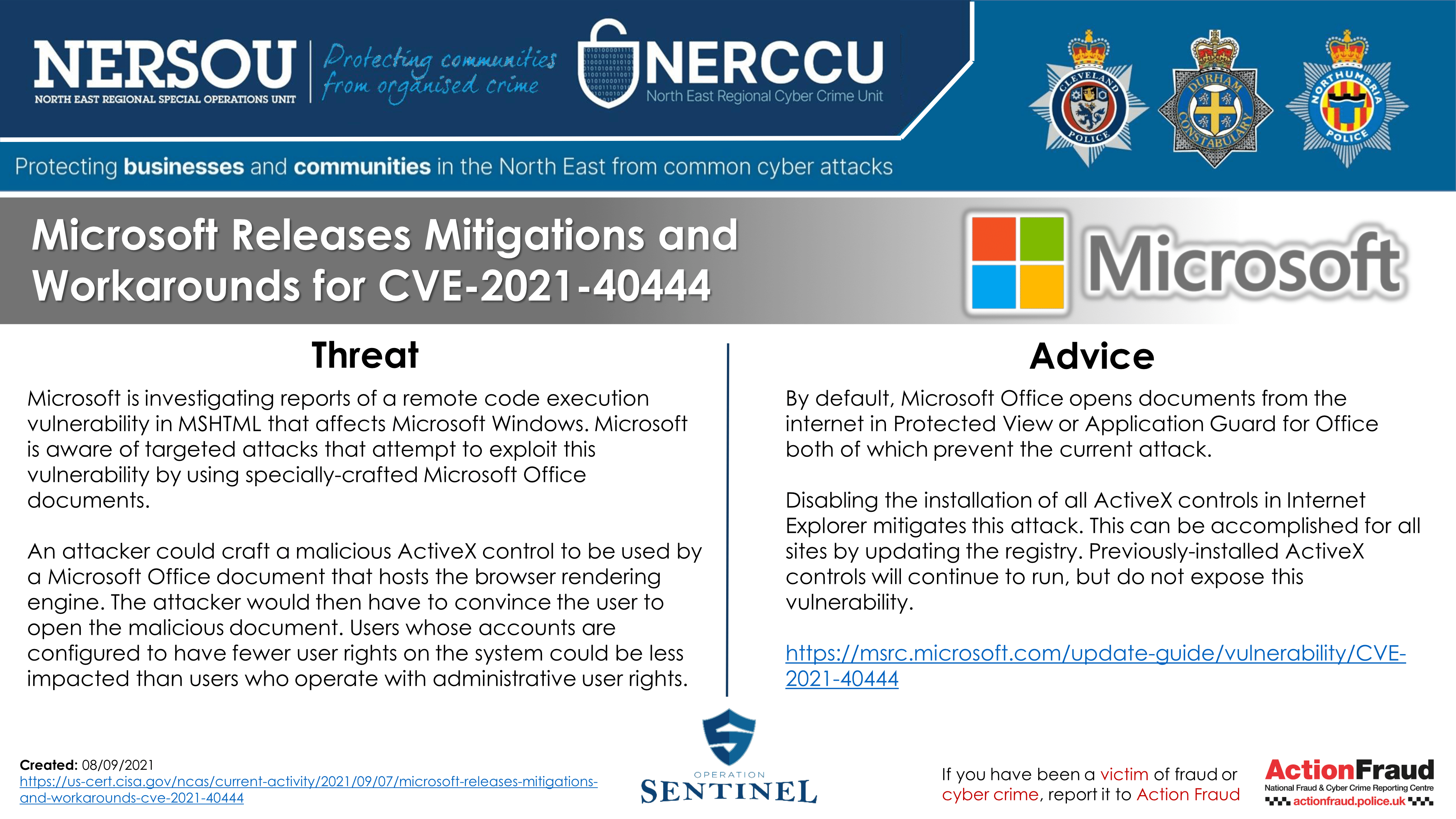 Microsoft Releases Mitigations and Workarounds for CVE 2021
