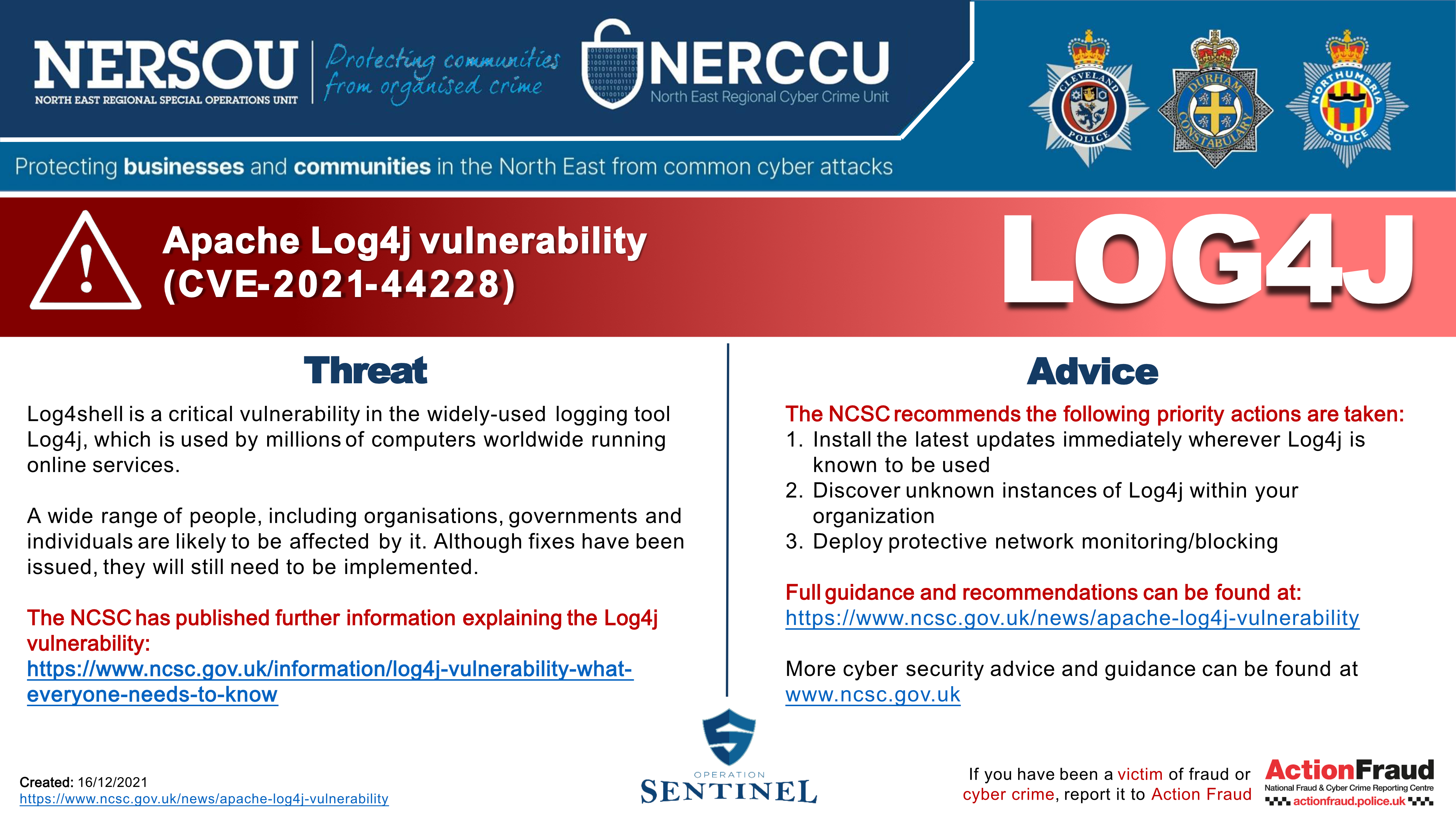 Apache Log4j vulnerability